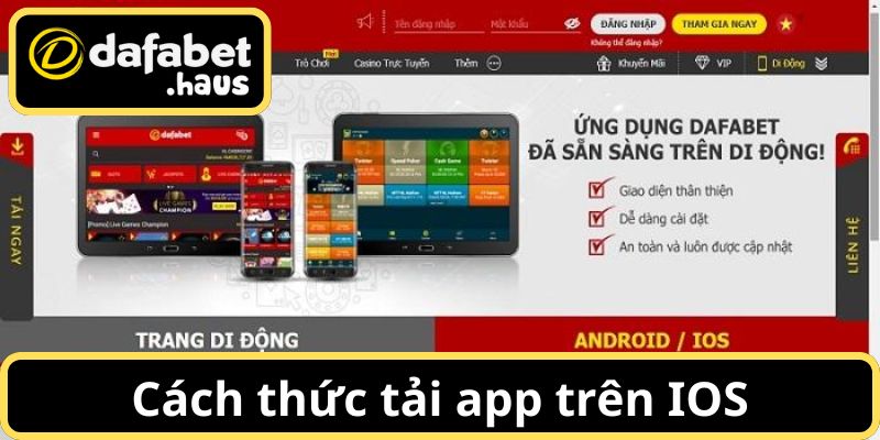 Cách thức tải app trên IOS